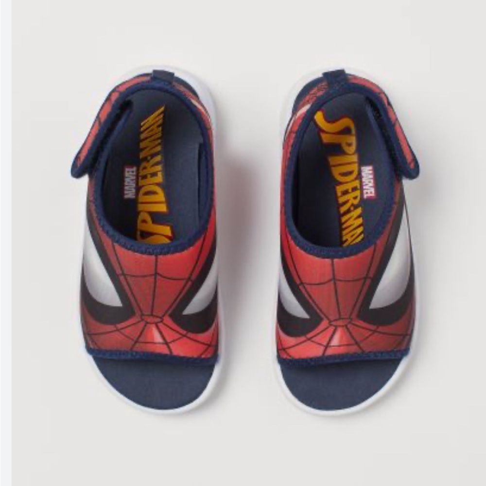 Spider man marvel sandals size 10.5